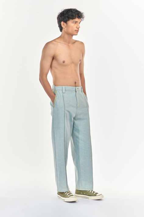 Bhaane sky chandor denim pants
