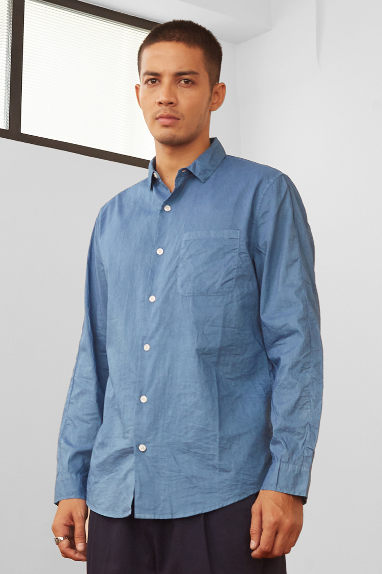 Bhaane sky jam shirt