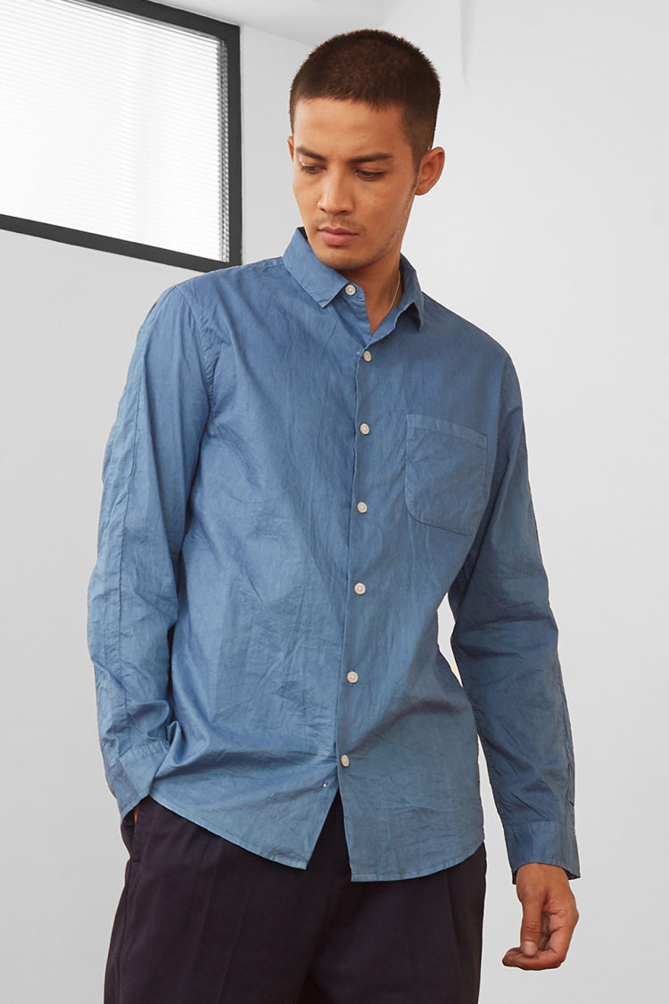 Bhaane sky jam shirt