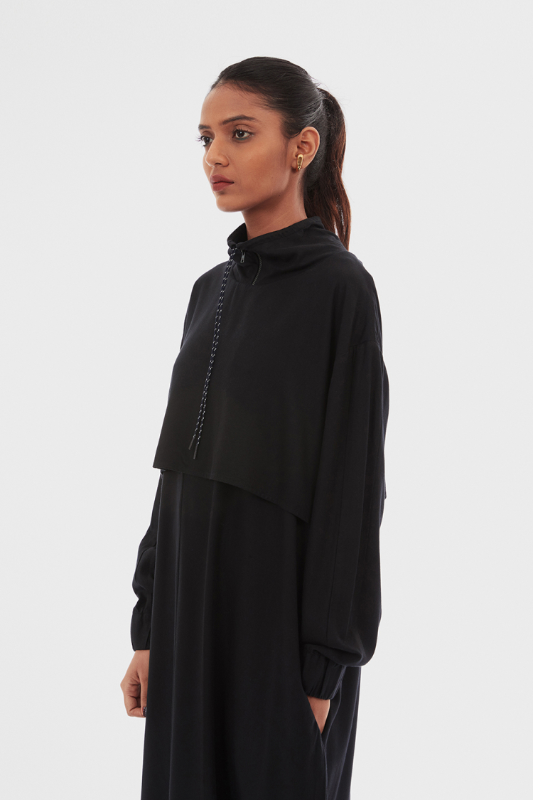 Bhaane black twin-set dress