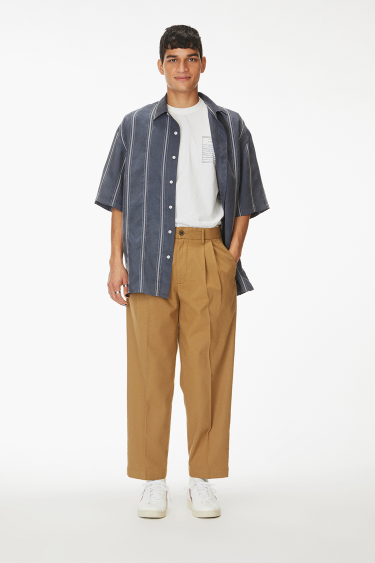 Bhaane blueberrystripes boy shirt