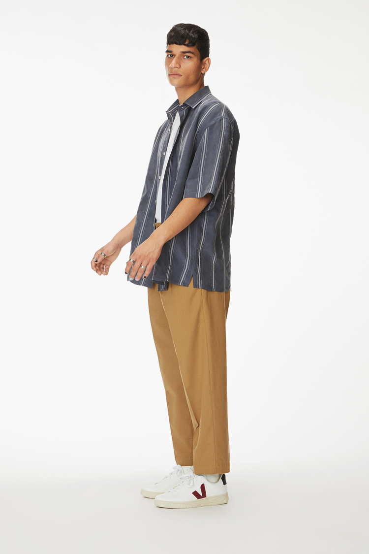 Bhaane blueberrystripes boy shirt