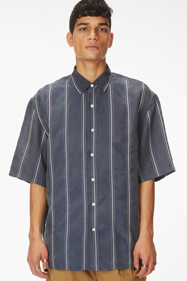 Bhaane blueberrystripes boy shirt