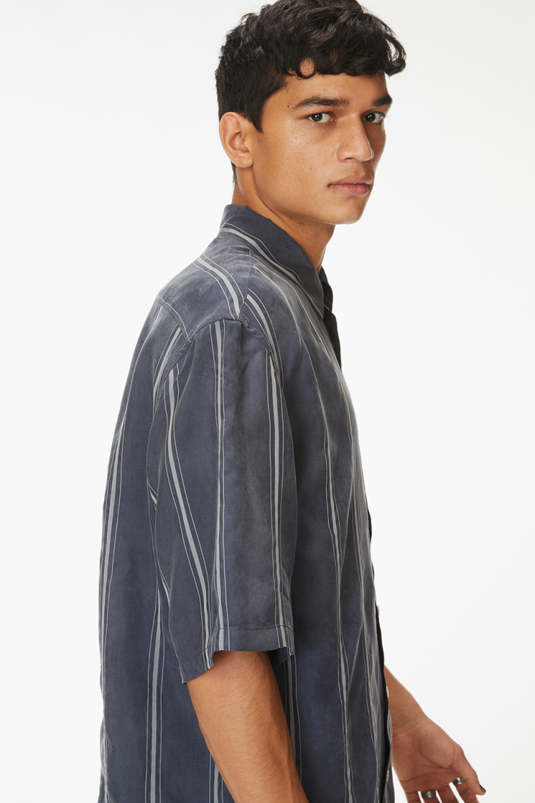 Bhaane blueberrystripes boy shirt