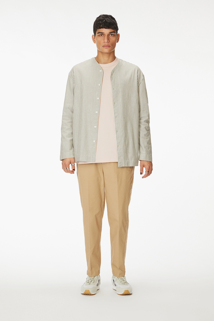 Bhaane carbonstripes normandy shirt
