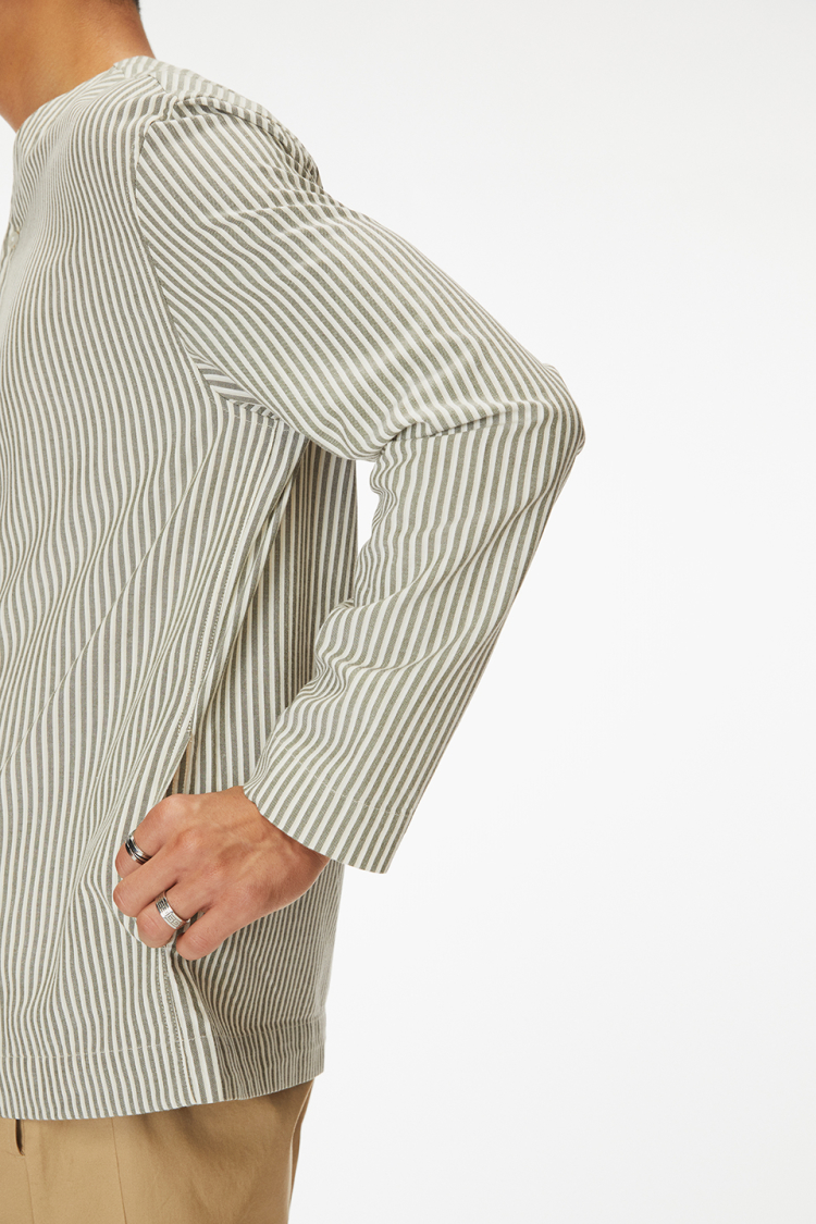 Bhaane carbonstripes normandy shirt