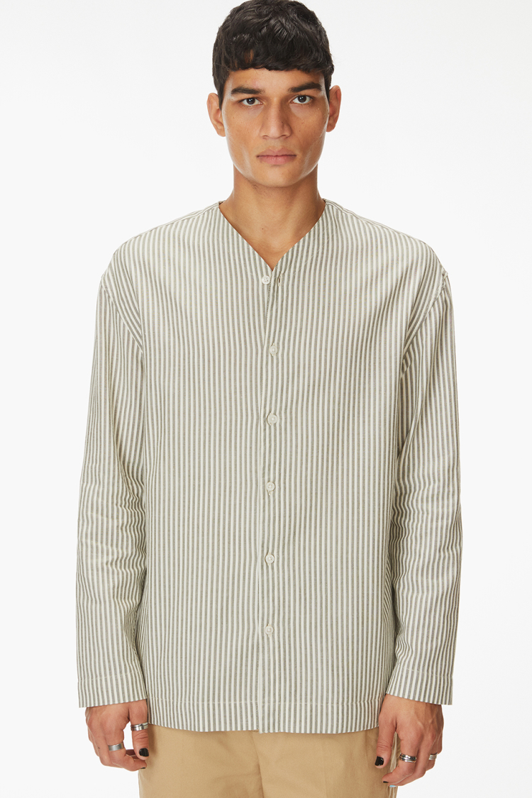 Bhaane carbonstripes normandy shirt