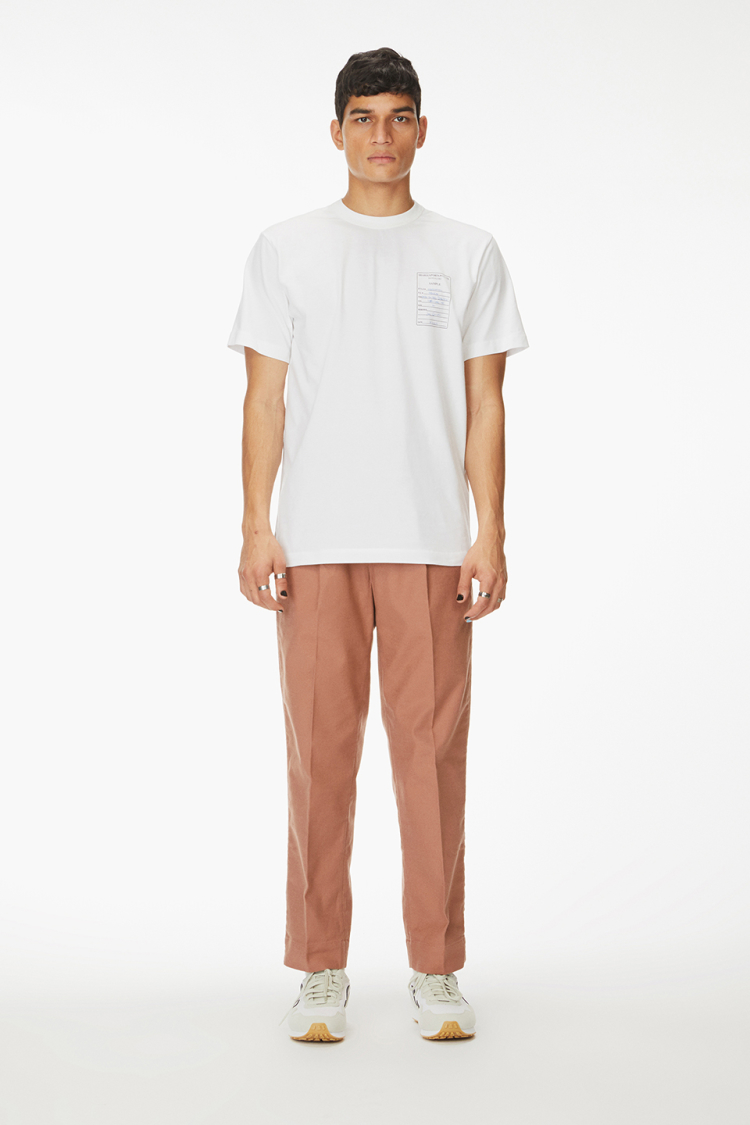 Bhaane white ode boy tee