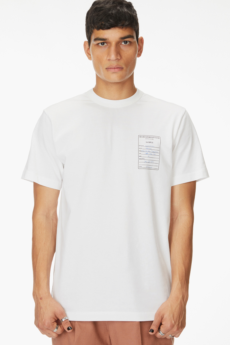 Bhaane white ode boy tee