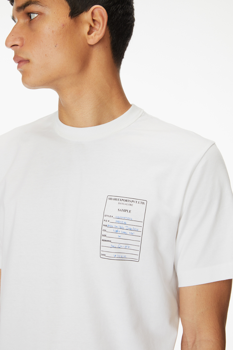 Bhaane white ode boy tee