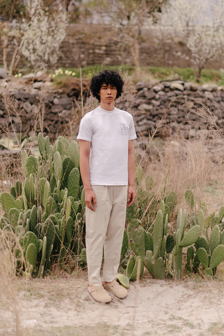 Bhaane white ode boy tee