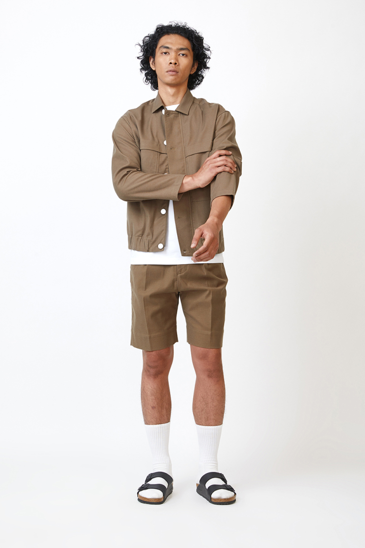 Bhaane walnut run away jacket