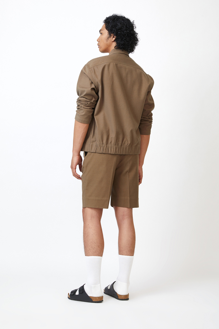 Bhaane walnut run away jacket