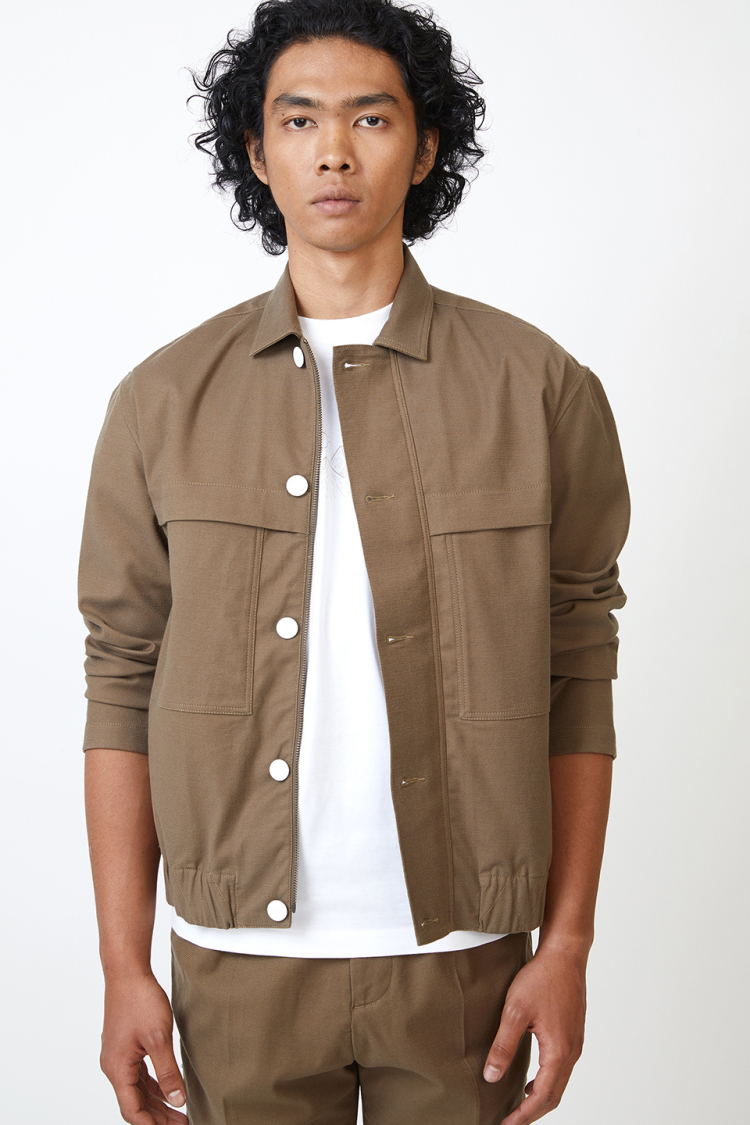 Bhaane walnut run away jacket