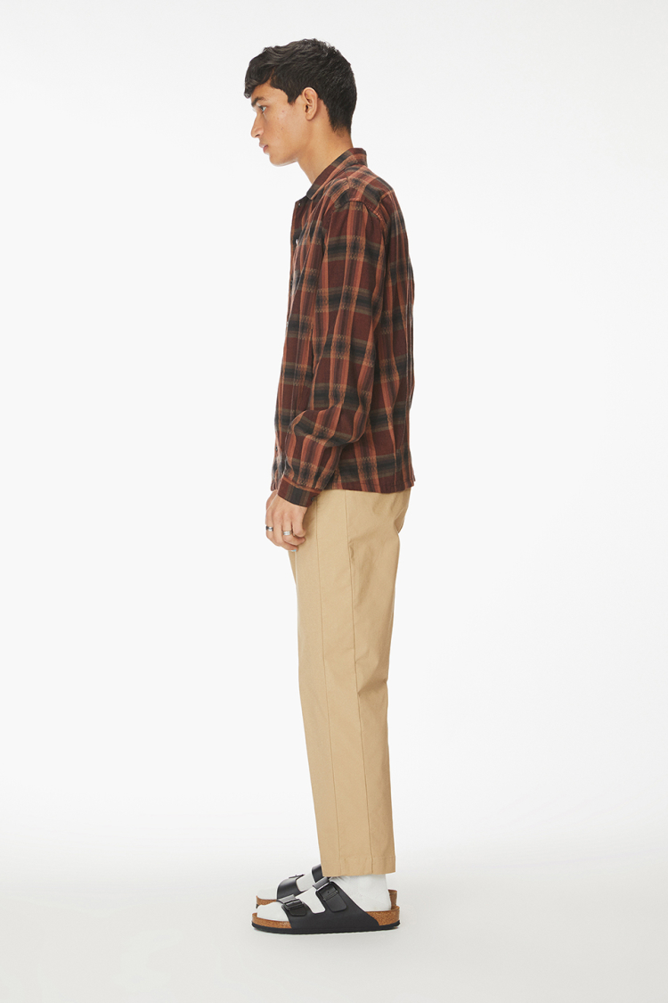 Bhaane tortoisecheck tug shirt