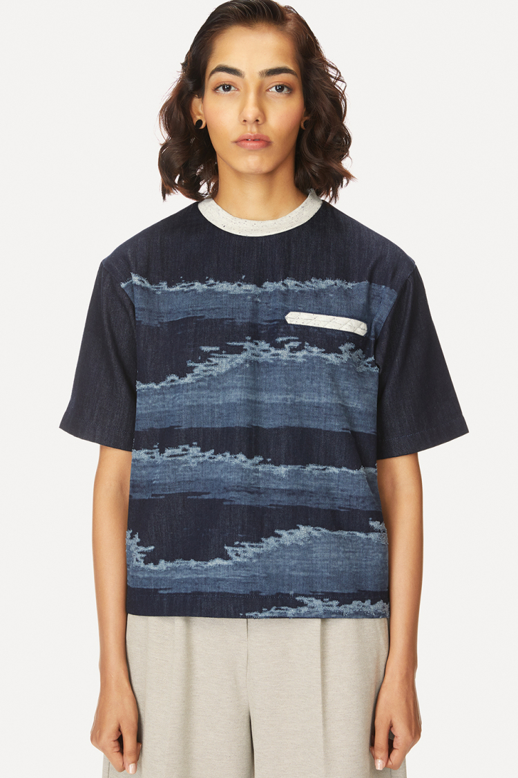 Bhaane indigo tea top