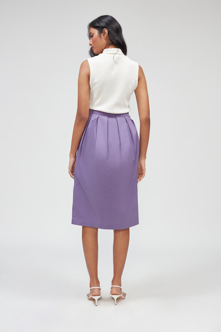 Bhaane violet headmistress skirt