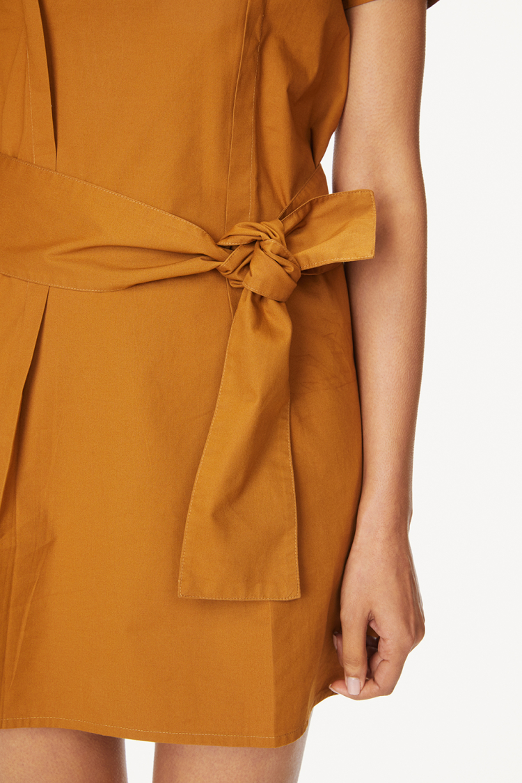Bhaane gingerbread weekend wrap dress