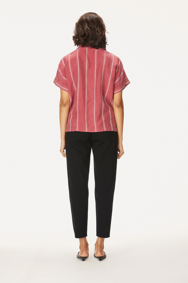 Bhaane raspberrystripe winona top
