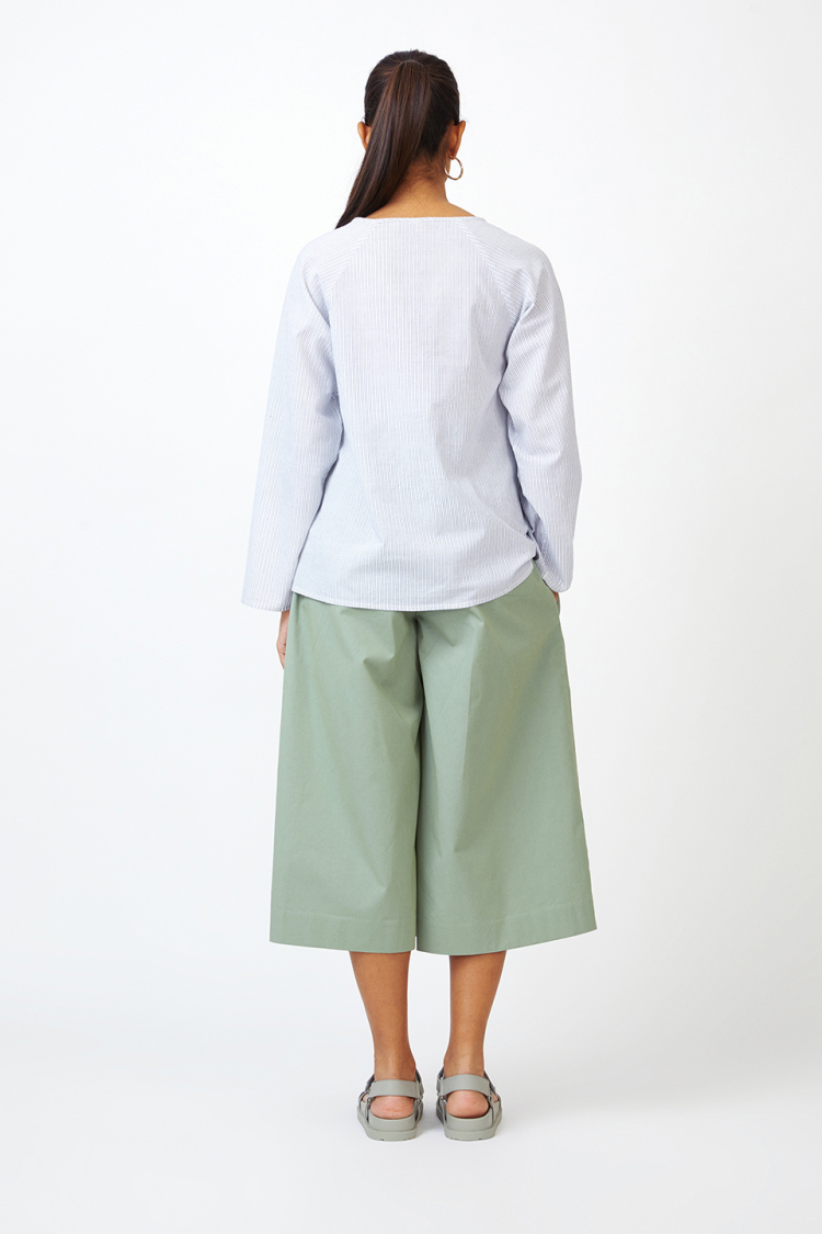 Bhaane irisstripes wing blouse