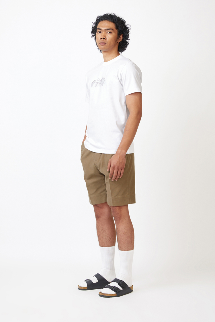 Bhaane white hill top tee
