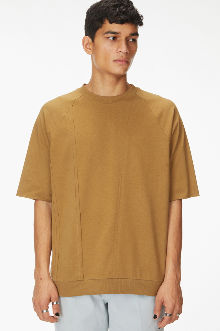 Bhaane tan patched tee