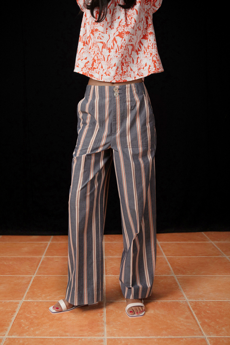 Bhaane greystripes colaba pants