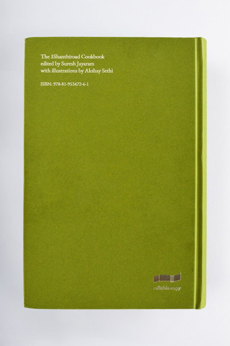 Reliable Copy NA The 1Shanthiroad Cookbook - Green Hardcover