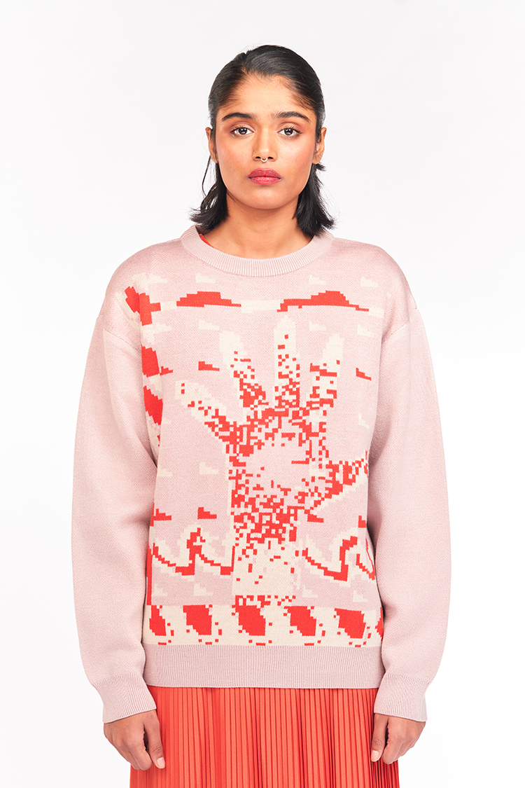 Bhaane lavender ravi sweater