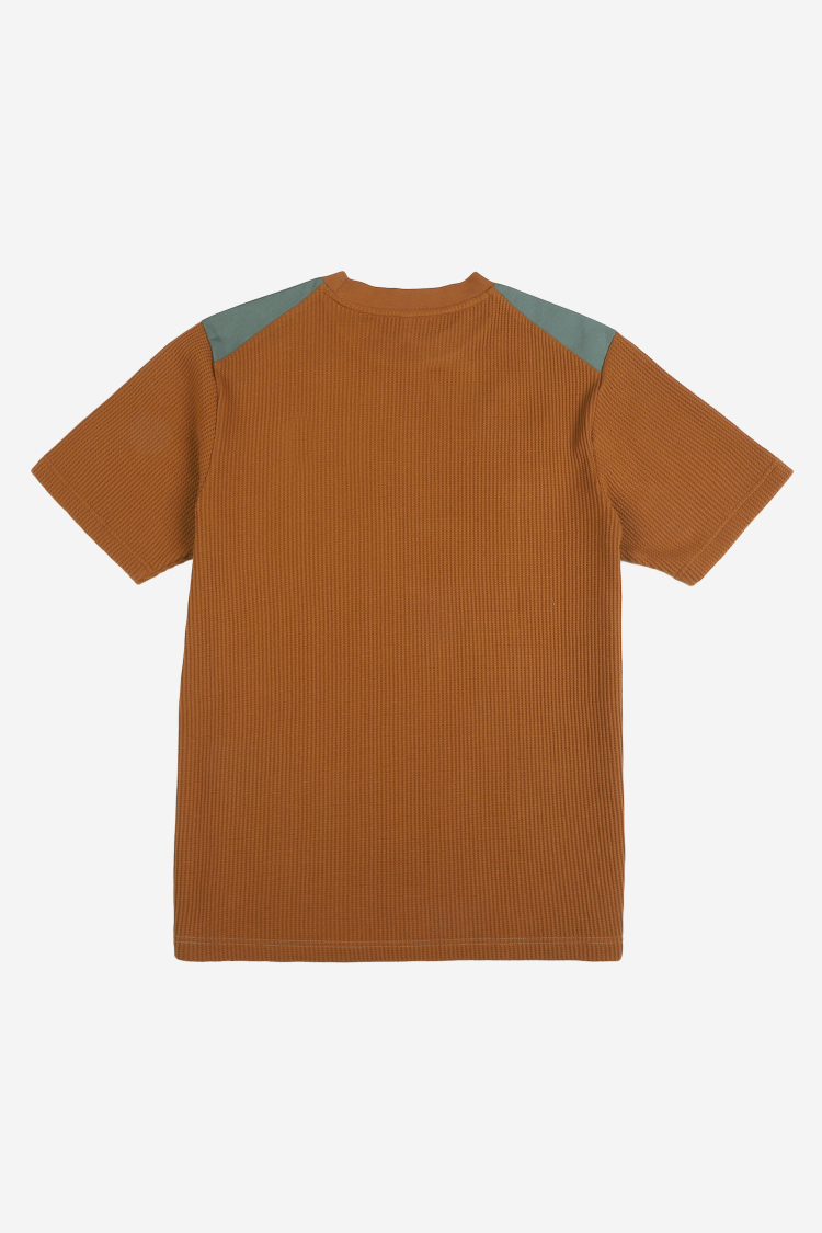 Bhaane gingerbread+seagreen alistair tee