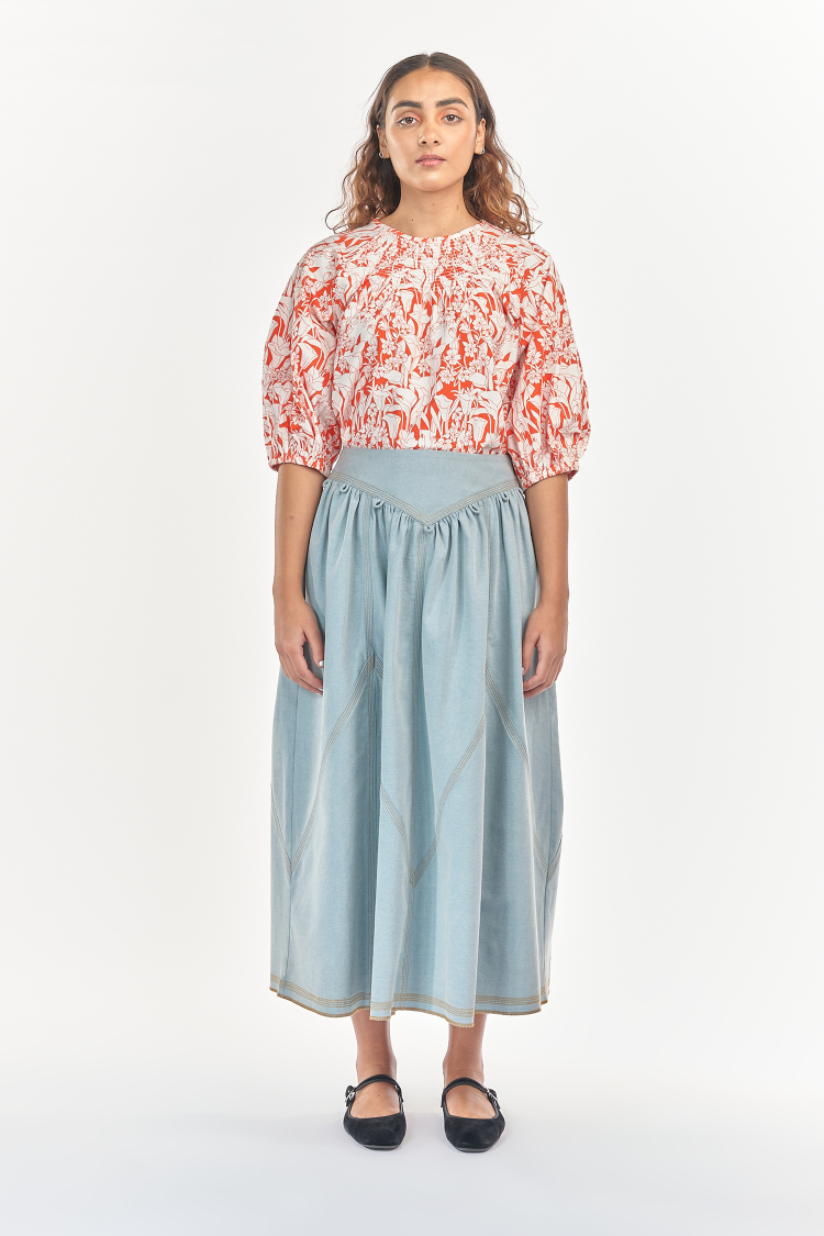salcette denim skirt