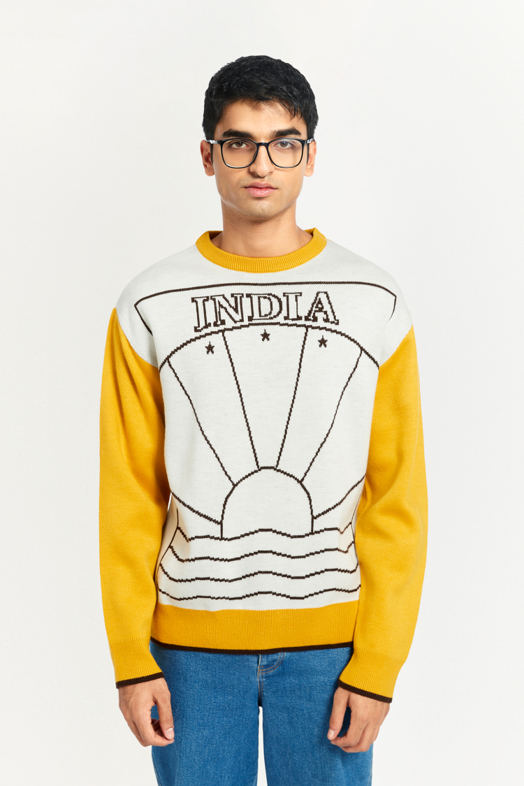 Bhaane Mango Sunrise sweater